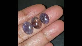 Natural Iolite Sunstone Cabochons [upl. by Itsur]