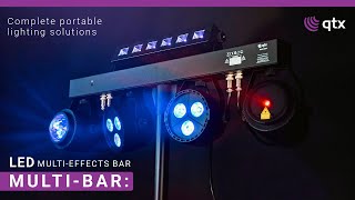 QTX  MultiBar LED MultiEffects Bar with Tripod [upl. by Nitsyrc691]