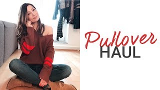 Pullover Haul Herbst 2018  Welches Material ist das beste bei Pullis  natashagibson [upl. by Bazluke]