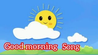 Good morning song  Greetings  kids song  kids poem  little learners  kids education [upl. by Greenman]