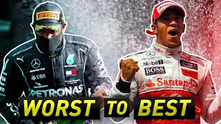 Ranking Lewis Hamilton’s 7 World Titles From Worst to Best [upl. by Samuele]