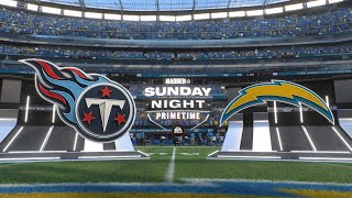 Tennessee Titans vs Los Angeles Chargers  NFL 2024 Week 10 Gameplay [upl. by Agamemnon100]