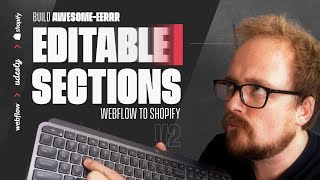 Udesly 30  Webflow to Shopify  Editable Sections  Updated [upl. by Irby]