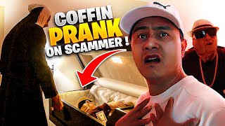 CONFRONTING SCAMMERS WITH A FAKE FUNERAL EPIC REACTIONS [upl. by Aneele]