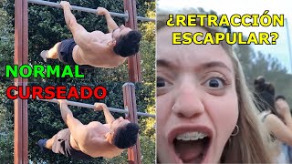 ¿RETRACCIÓN ESCAPULAR EN EL FRONT LEVER SÍ ¡PERO NO TE PASES [upl. by Avivah]