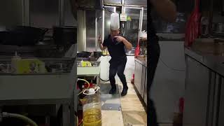 This Chinese chef likes to dance while cooking [upl. by Elkin]