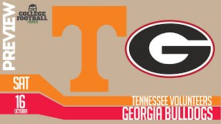 Tennessee vs Georgia  Preview Prediction and Computer Model  Can Beck Bounce Back [upl. by Anaoy]