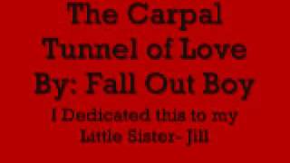 The Carpal tunnel of Love Fall Out boy lyrics [upl. by Ezitram]