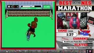 BestOfNES Marathon Mike Tyson Blindfolded by DTysonator [upl. by Tabb]