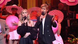 Ryan Gosling amp Emily Blunts Barbenheimer Duet to Taylor Swift on SNL [upl. by Smailliw]