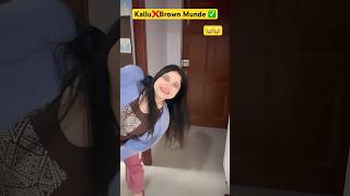 Kallu❌Brown Munde✅ comedy funny shorts reels youtubeshorts fun prakritibajpaivlogs1665 [upl. by Eislek]