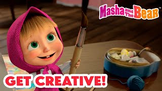 Masha and the Bear 2024  🎨 Get Creative 😍 Best episodes cartoon collection 🎬 [upl. by Annaer]