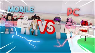 Tower of Hell PC GODS Vs Mobile GODS ROBLOX [upl. by Sarajane]