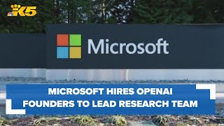 Microsoft hires OpenAI founders to lead AI research team after ChatGPT makers shakeup [upl. by Ocinemod]