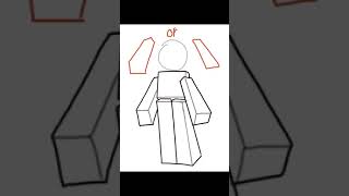 tutorial how to draw the Roblox or blocky style [upl. by Yderf410]