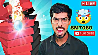 🤯 Stack Ball  LIVE🔴 Game shorts live🍁ShahrukhSM7080 [upl. by Cirdnek]