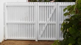 How to Build a Wooden Gate  Mitre 10 Easy As DIY [upl. by Swarts279]