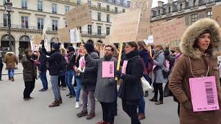 Manifestation des agents de la Cour nationale du droit dasile [upl. by Cardie]