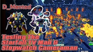 ⚡Toilet Tower Defense Starfall TV Man and Stopwatch Cameraman vs Endless⚡ [upl. by Suzi]