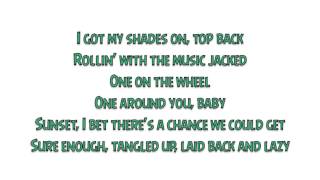 Cole Swindell  Chillin It Lyrics [upl. by Ferde]