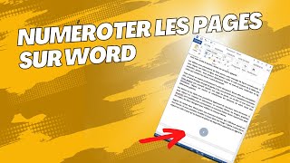 comment numéroter les pages sur Word [upl. by Nannie9]