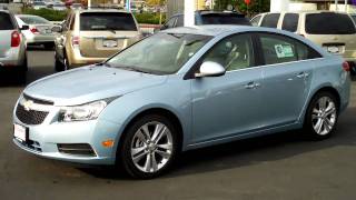 2011 Chevy Cruze LTZ EcoTurbo Ice Blue Met ODonnell Chevrolet Buick San Gabriel CA 91776 [upl. by Aluin911]