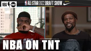 LeBron Could NOT Hold It Together after Kevin Durant picked Gobert over James Harden  NBA on TNT [upl. by Naed]