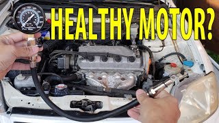 How to Compression Test and find out if your engine is healthy [upl. by Bloch806]