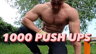 1000 PUSH UPS IN ONE SET [upl. by Burrus]