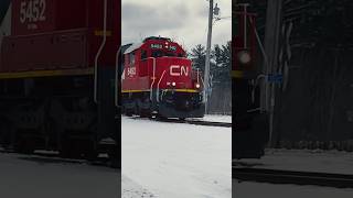 Canadian national ballast train train canadiannational [upl. by Boothman]