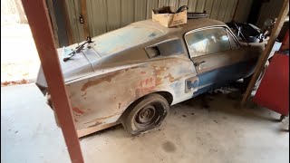 BARN FIND A Very Rare 1967 Shelby GT500 Found [upl. by Ettezel228]