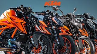 KTM Duke 125 200 250 390 790 890R 990 1290 1390 SUPER DUKE R Top Speed [upl. by Raimes]