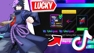 The LUCKIEST Clips amp TikTokers CRAZY LUCK In Anime Adventures [upl. by Adnilim]