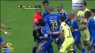 America vs Tigres 30 31 Final Vuelta Apertura 2014 [upl. by Bogart]