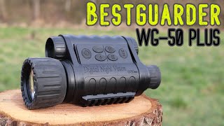 Bestguarder Night Vision Monocular Review WG50 Plus 12MP 6X50mm [upl. by Hooker]