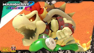 Mario Kart 8 Deluxe DLC ⁴ᴷ Golden Dash Cup 200cc 3Star Rank Dry Bowser gameplay [upl. by Irelav]