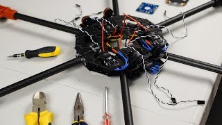 Hexacopter Build Part 5  Mount ESCs and Rail Seats on Tarot FY690S [upl. by Cawley]