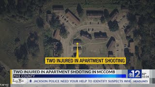 Two injured in McComb apartment shooting [upl. by Esinad]