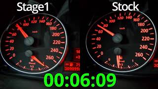 ⚙️ BMW 320d e91 STOCK vs STAGE 1 CHIP [upl. by Suzy]