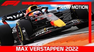 Max Verstappen in Slow Motion  2022 Formula 1 Season [upl. by Ninahs842]