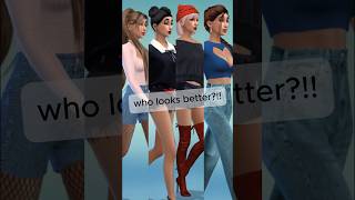 Whats the BEST SIM for You 1base 4 sims thesims4 gaming outfit [upl. by Ihcur]