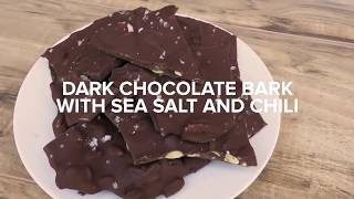 GoodLife Kitchen Food Life Chocolate Bark with nuts sea salt and chili [upl. by Lashar]