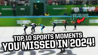 Top 10 sports moments you missed in 2024 [upl. by Mather]