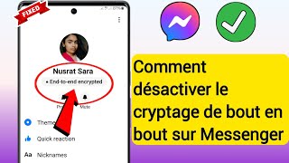 Comment désactiver le cryptage de bout en bout dans Messenger 2024 [upl. by Gherardo]