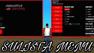 SULISTA MENU MOD MENU Lua COM AIMBOTSILENT PARA SAMP ALYN MONETLOADER [upl. by Asiaj]