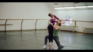 SPARTACUS Rehearsal  Bolshoi Ballet in Cinema  Denis Rodkin  Maria Vinogradova [upl. by Suzie]