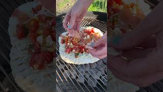 charcoalgrilled pizza using caputo glutenfree flour [upl. by Jabez272]