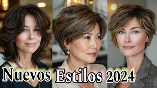 ✂️CABELLO DE MODA TENDENCIAS 2024 NUEVOS Cortes FEMENINOS con ESTILO 💇‍♀️PixieBobMixieBixie [upl. by Eilasor]