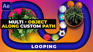 Object Along with Custom Path in After Effects Tutorial 2022 [upl. by Deirdra]