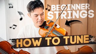 How to Tune VIOLIN amp VIOLA 🎻 FAST amp EASY [upl. by Brout638]